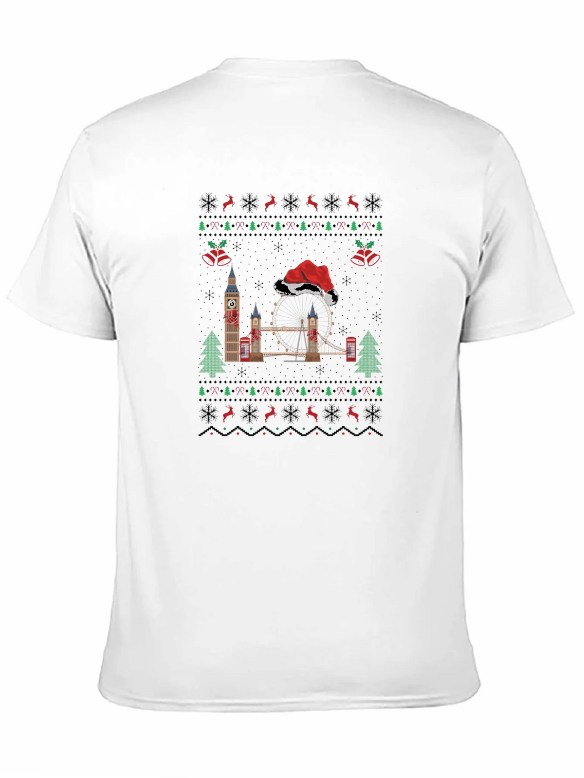 London Christmas Sweater T-Shirt