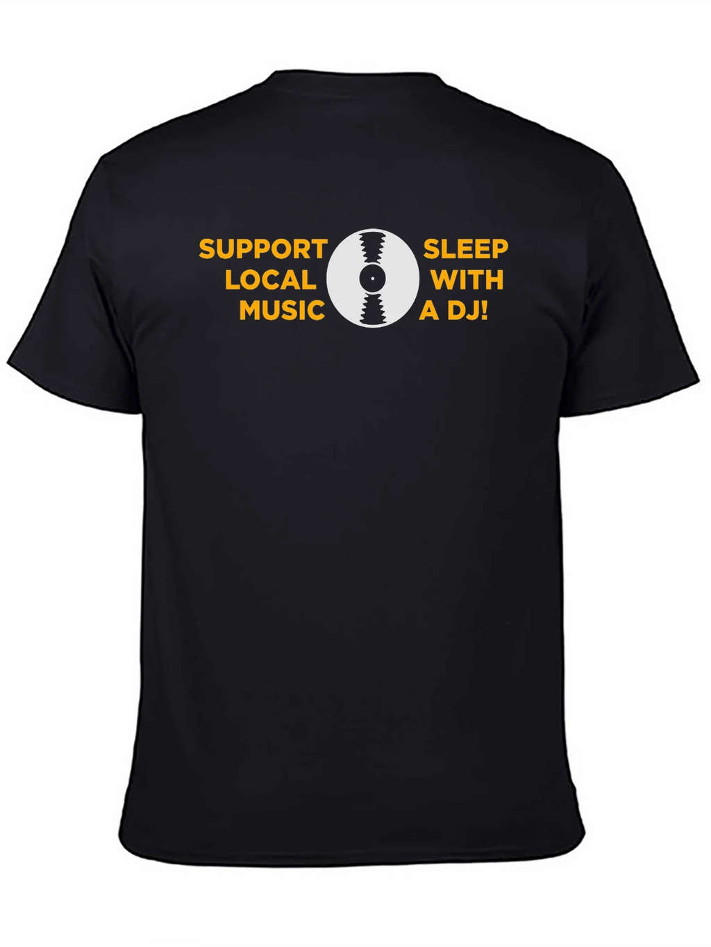 Support Local Music - Black Graphic T-Shirt product image 7