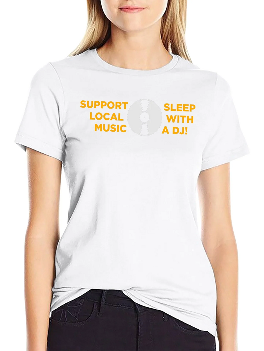 Support Local Music - Black Graphic T-Shirt product image 11
