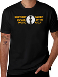 Support Local Music - Black Graphic T-Shirt product image 1