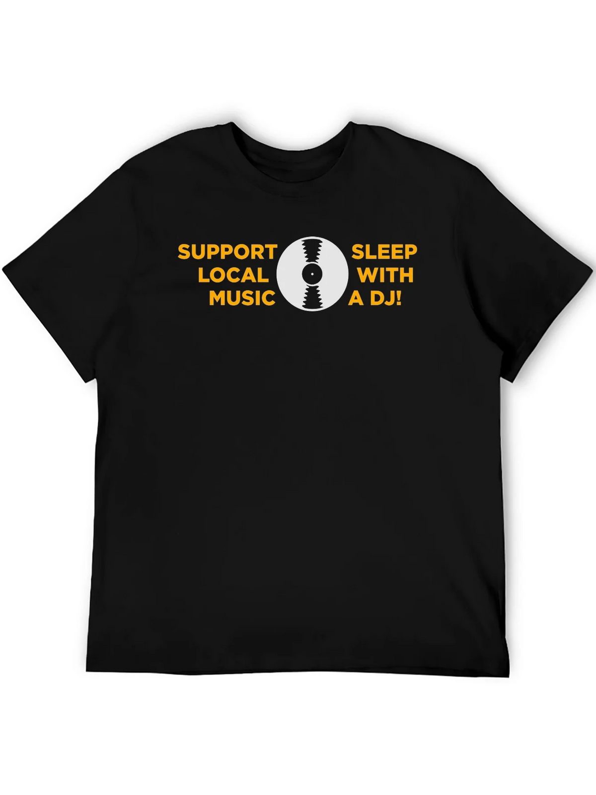 Support Local Music - Black Graphic T-Shirt product image 8
