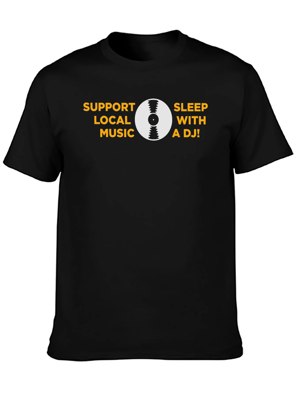 Support Local Music - Black Graphic T-Shirt product image 6