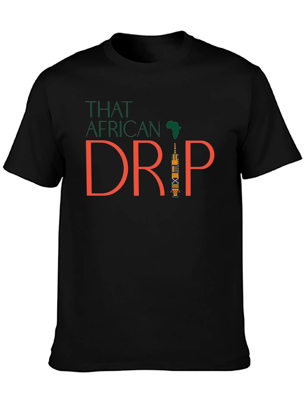 That African Drip Black Tee product image 6