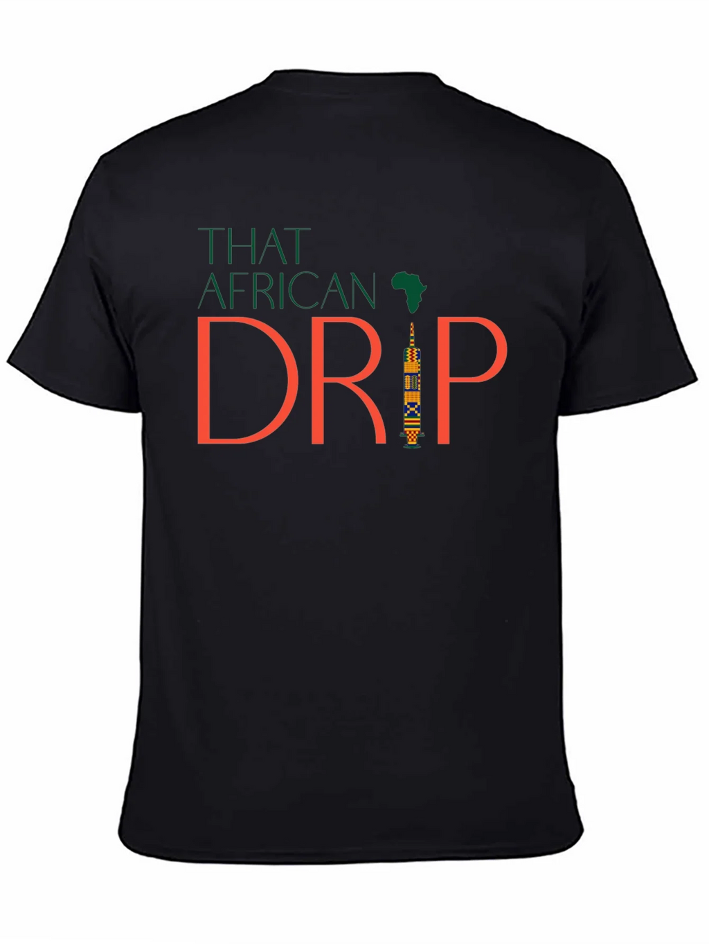 That African Drip Black Tee product image 7