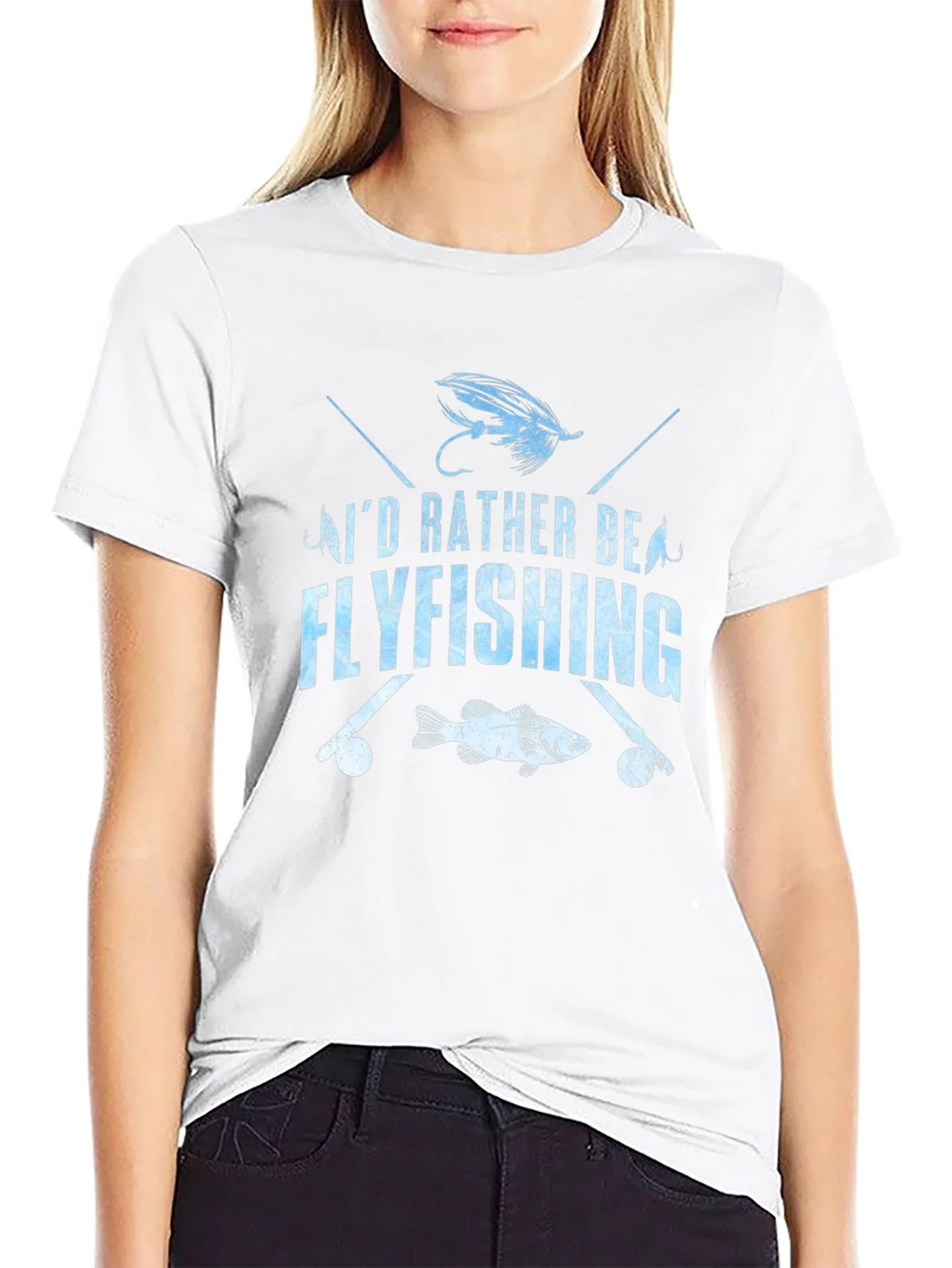 Fly Fishing T-Shirt - Id Rather Be Flyfishing product image 11