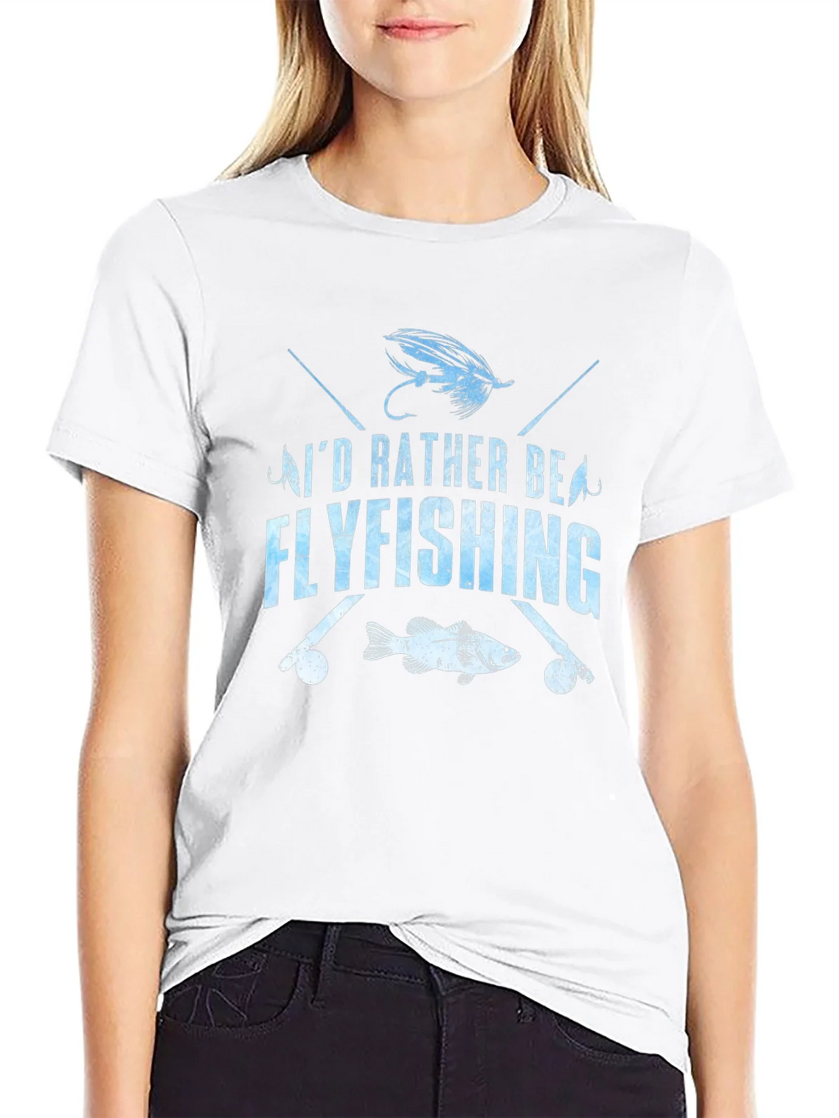 Fly Fishing T-Shirt - Id Rather Be Flyfishing product image 11