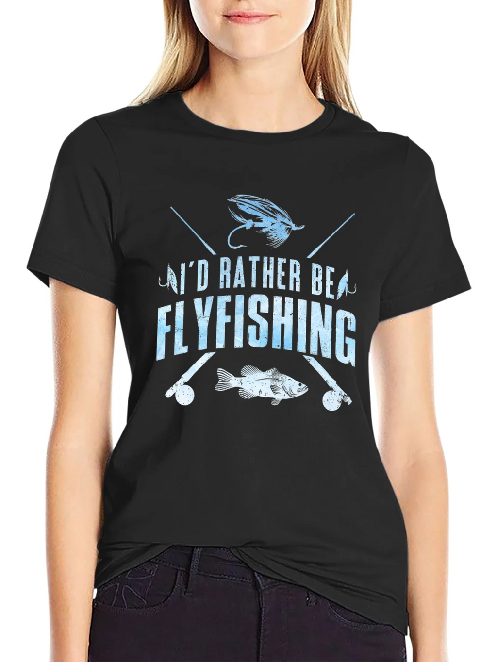 Fly Fishing T-Shirt - Id Rather Be Flyfishing product image 5