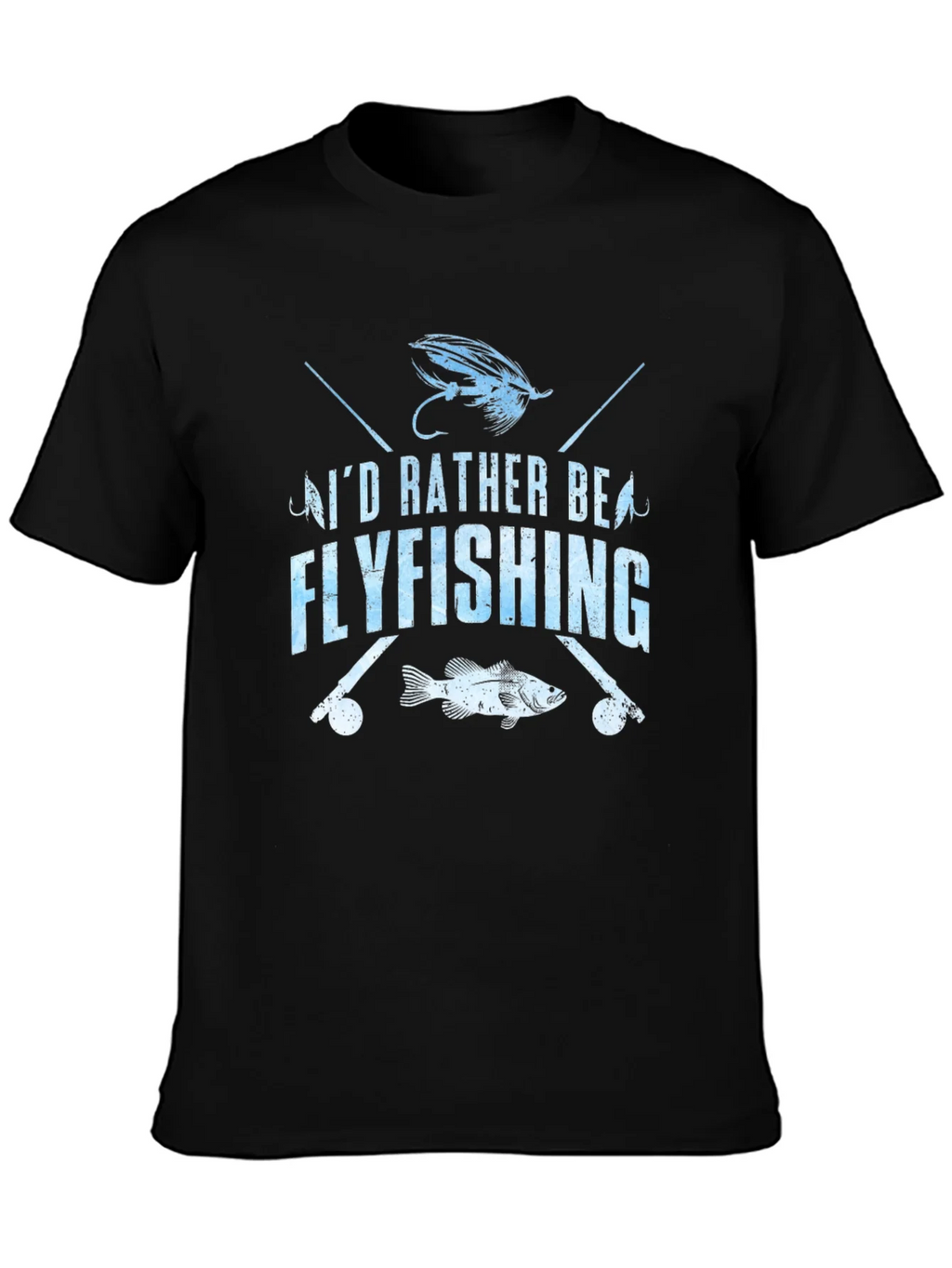 Fly Fishing T-Shirt - Id Rather Be Flyfishing product image 6