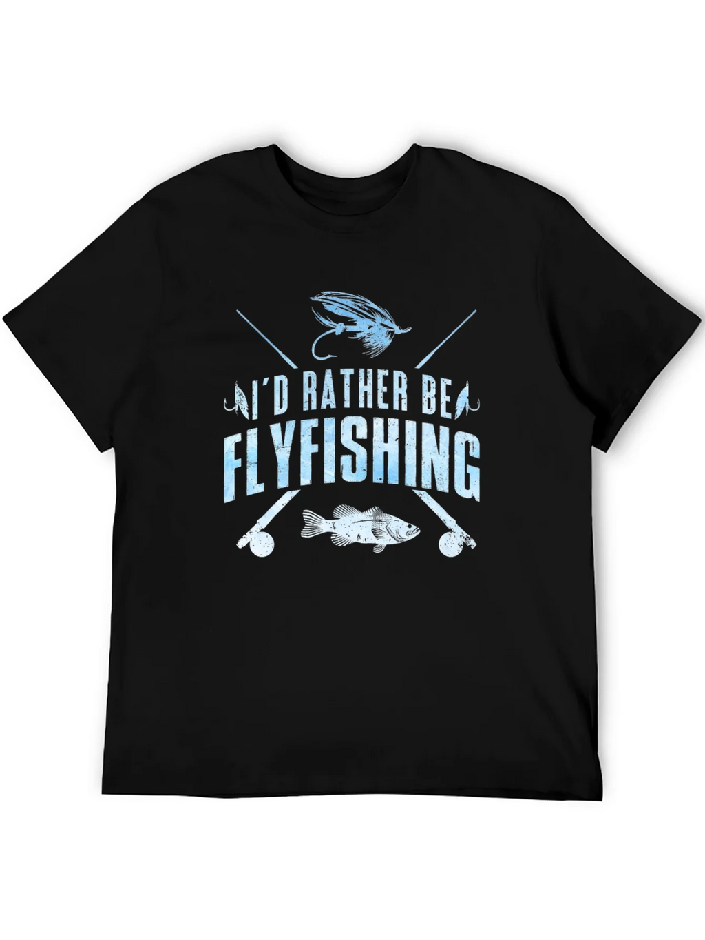Fly Fishing T-Shirt - Id Rather Be Flyfishing product image 8