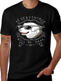 Dog with Glasses T-Shirt - Everything Will Be Okay product image 1