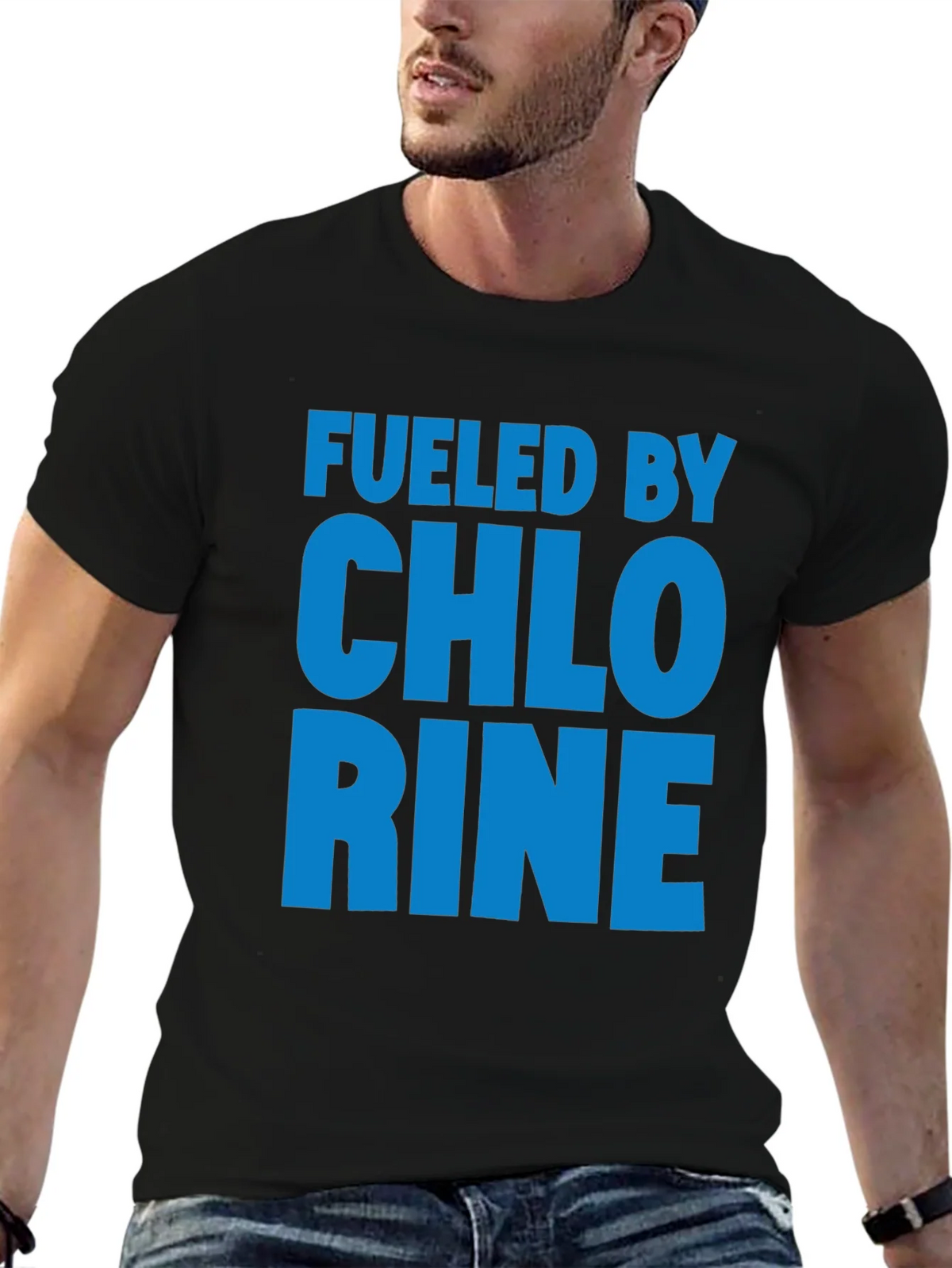 Fueled by Chlorine Graphic T-Shirt product image 6
