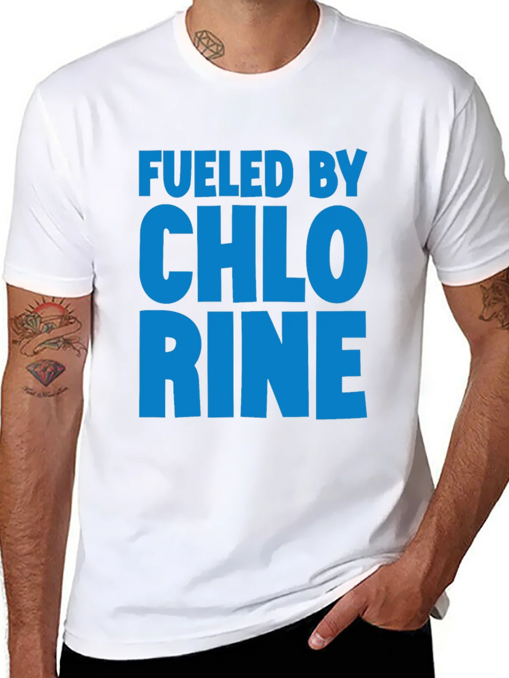 Fueled by Chlorine Graphic T-Shirt product image 7