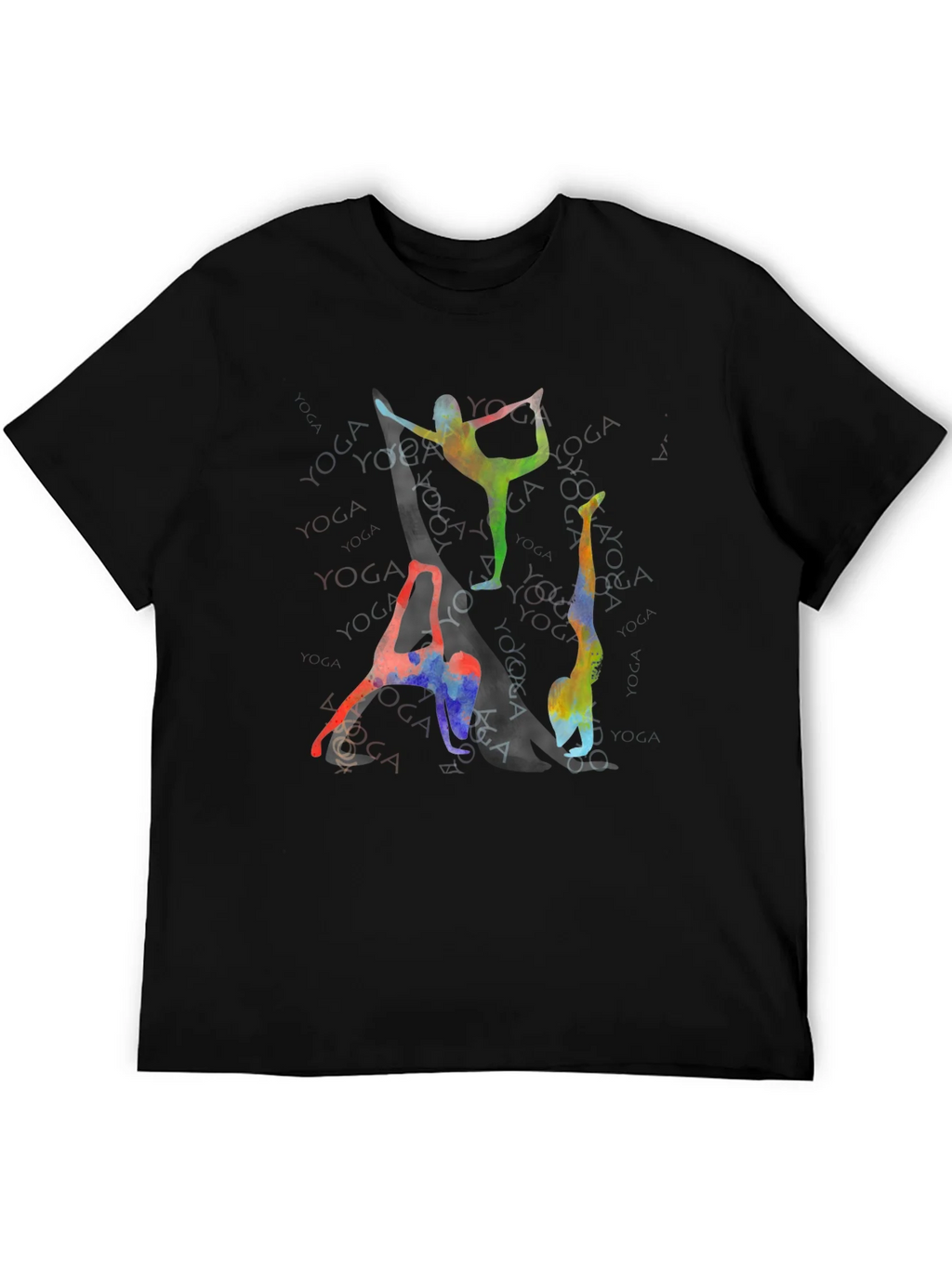 Yoga Poses Graphic Print T-Shirt product image 5