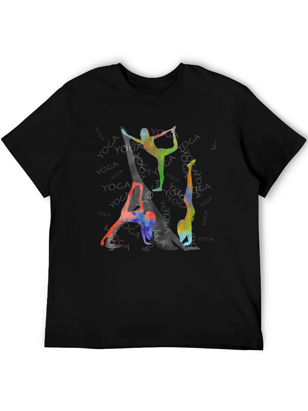 Yoga Poses Graphic Print T-Shirt product image 5