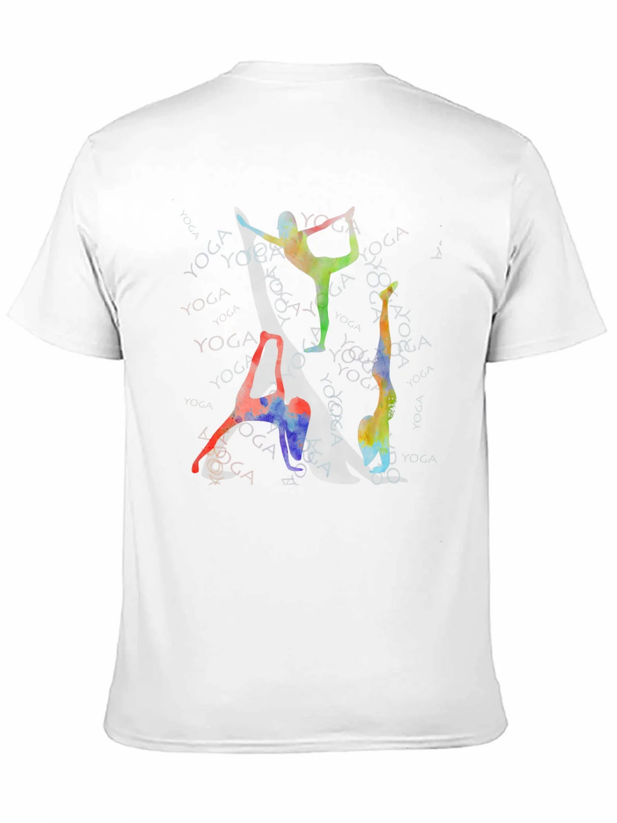 Yoga Poses Graphic Print T-Shirt product image 10