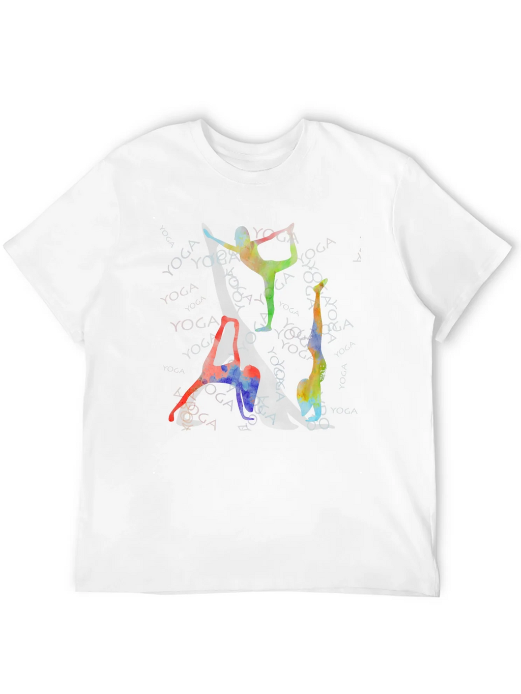 Yoga Poses Graphic Print T-Shirt product image 11