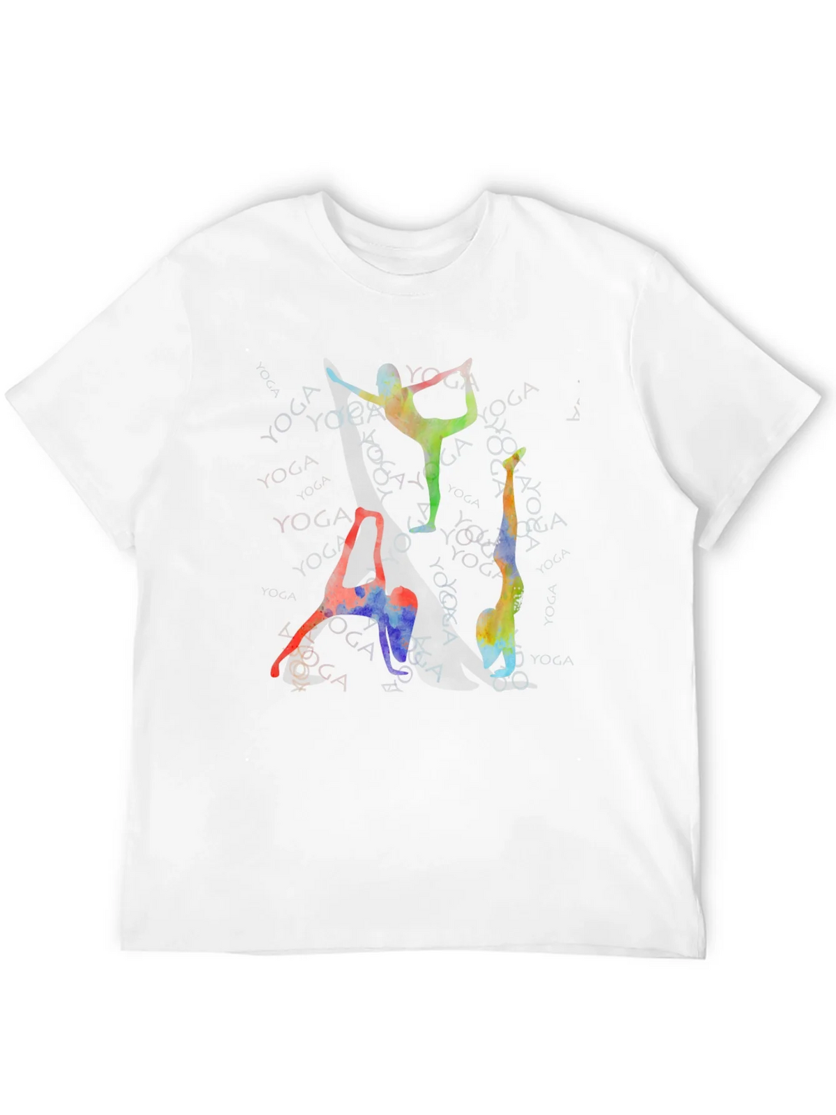 Yoga Poses Graphic Print T-Shirt product image 11