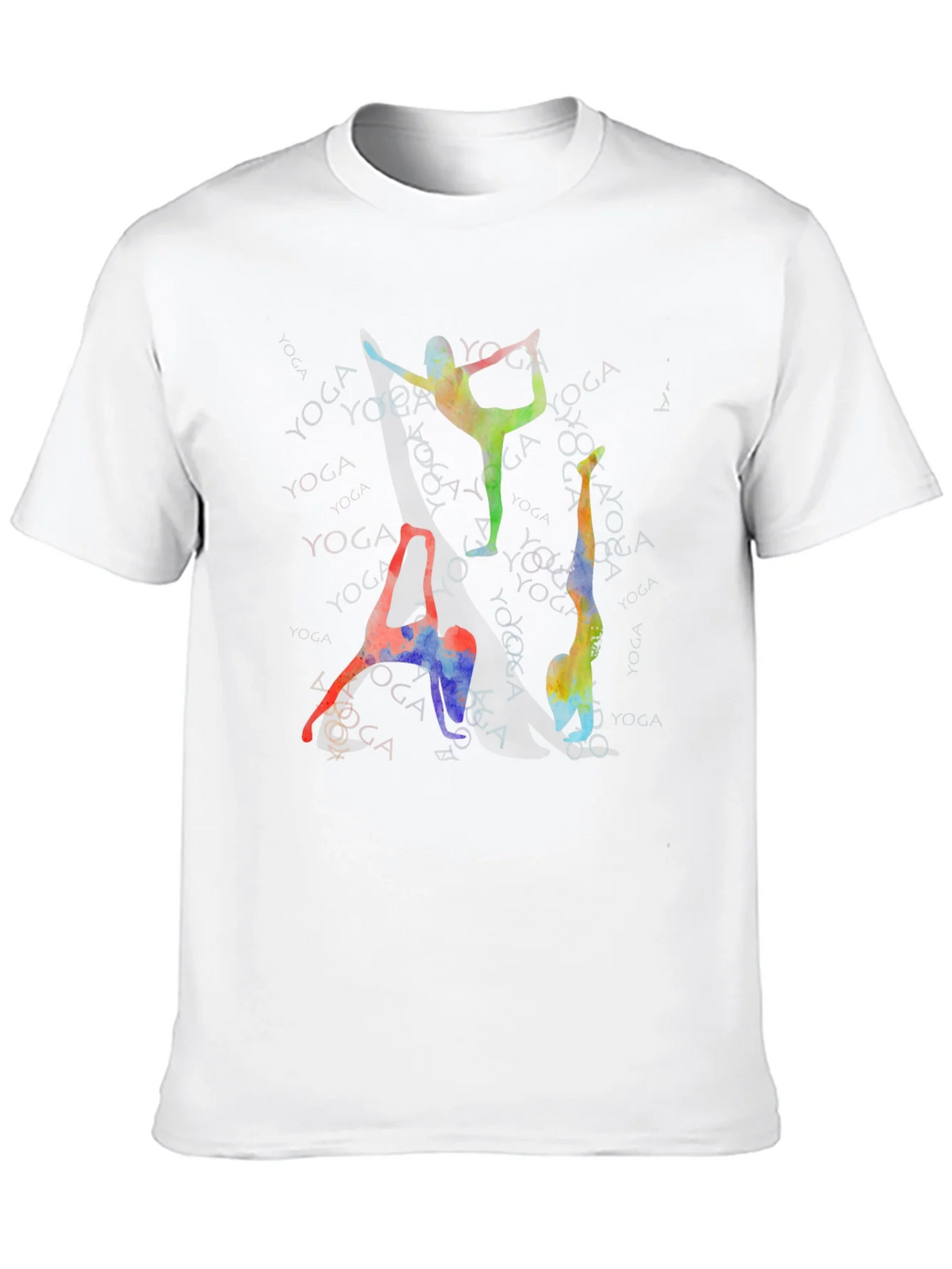 Yoga Poses Graphic Print T-Shirt product image 9
