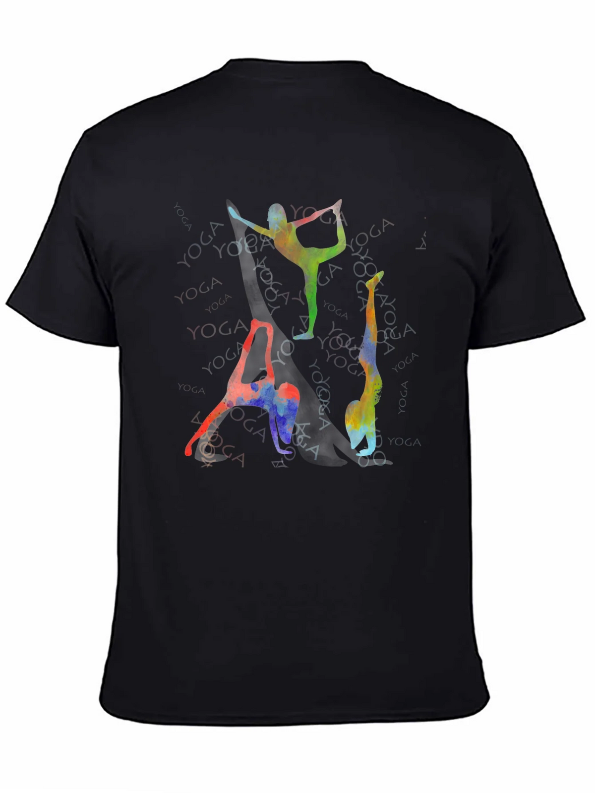 Yoga Poses Graphic Print T-Shirt product image 4