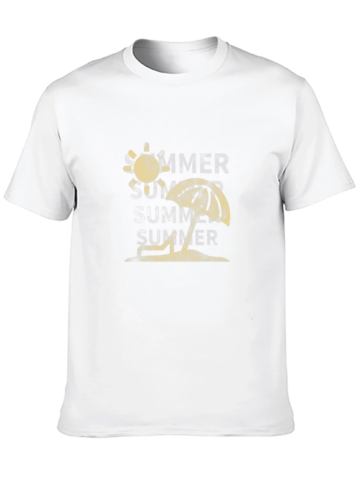 Summer Graphic Tee - Black Cotton T-Shirt product image 9