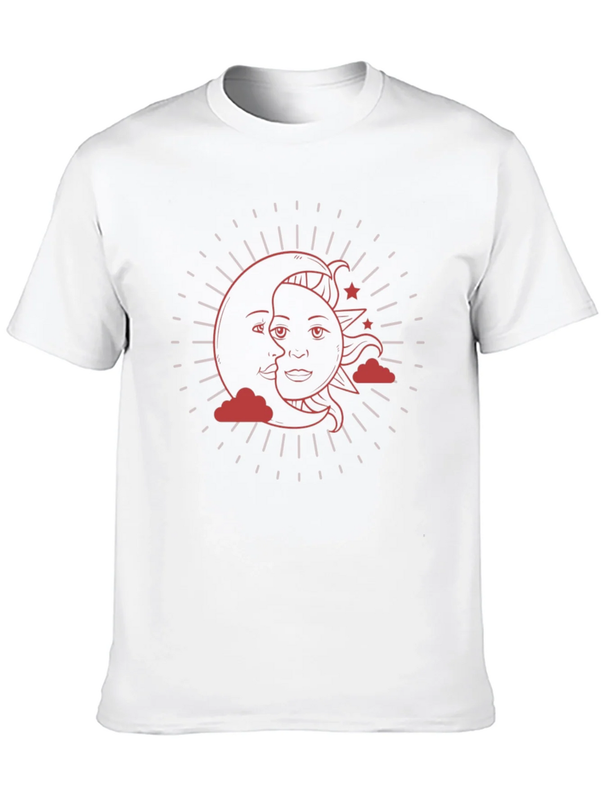 Celestial Sun & Moon Graphic T-Shirt product image 9