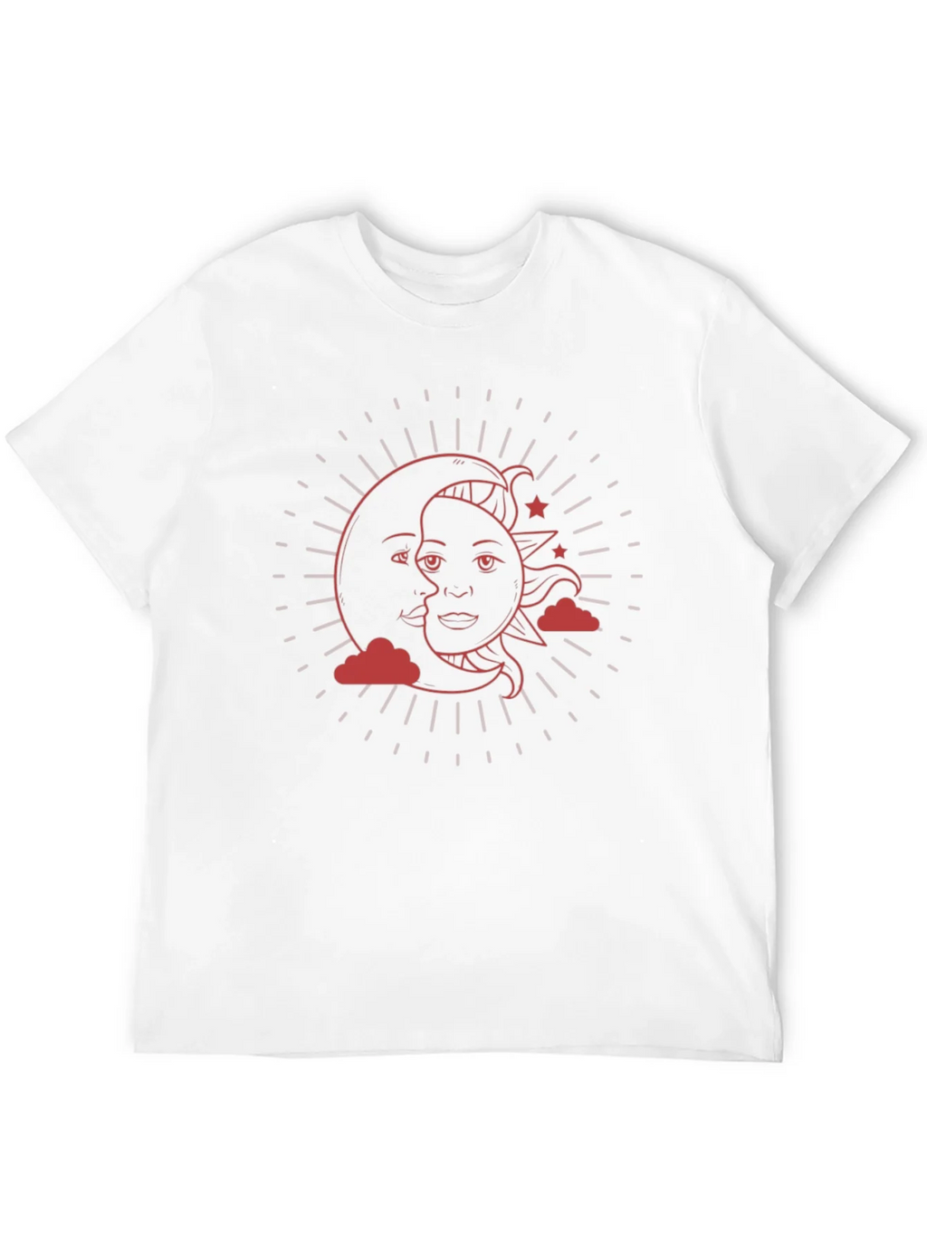 Celestial Sun & Moon Graphic T-Shirt product image 11