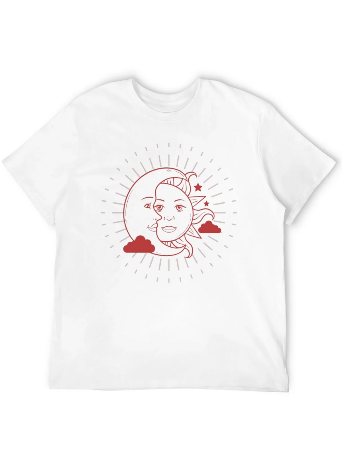 Celestial Sun & Moon Graphic T-Shirt product image 11