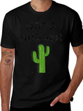 Not A Hugger T-Shirt - Cactus Graphic Tee product image 1