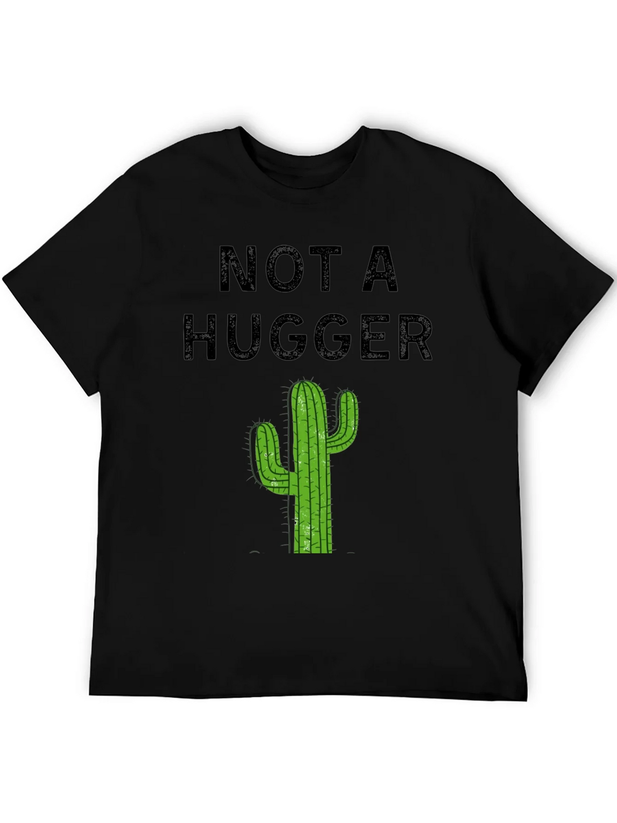 Not A Hugger T-Shirt - Cactus Graphic Tee product image 5