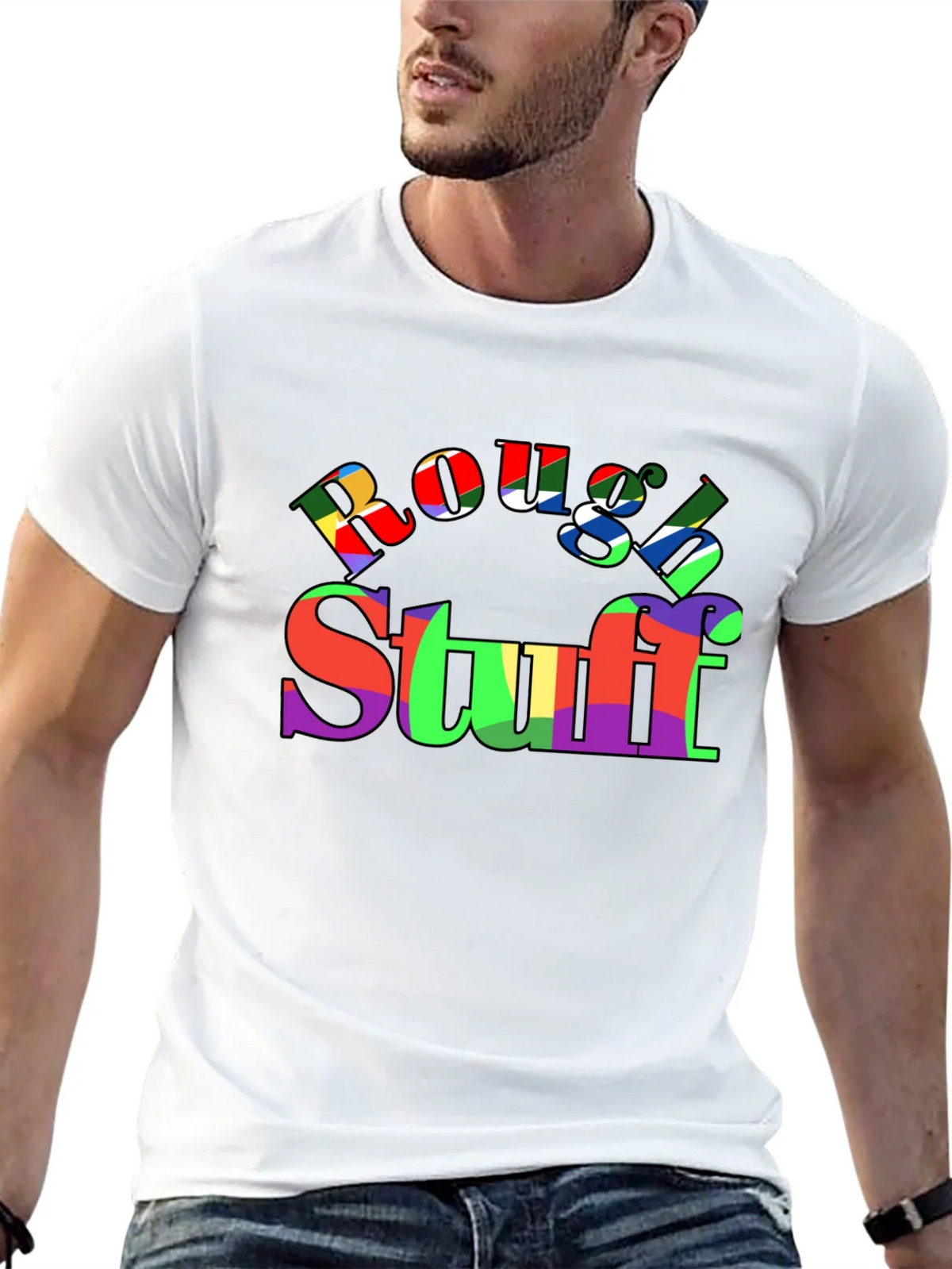 Rough & Stuff Colorful Graphic T-Shirt product image 4