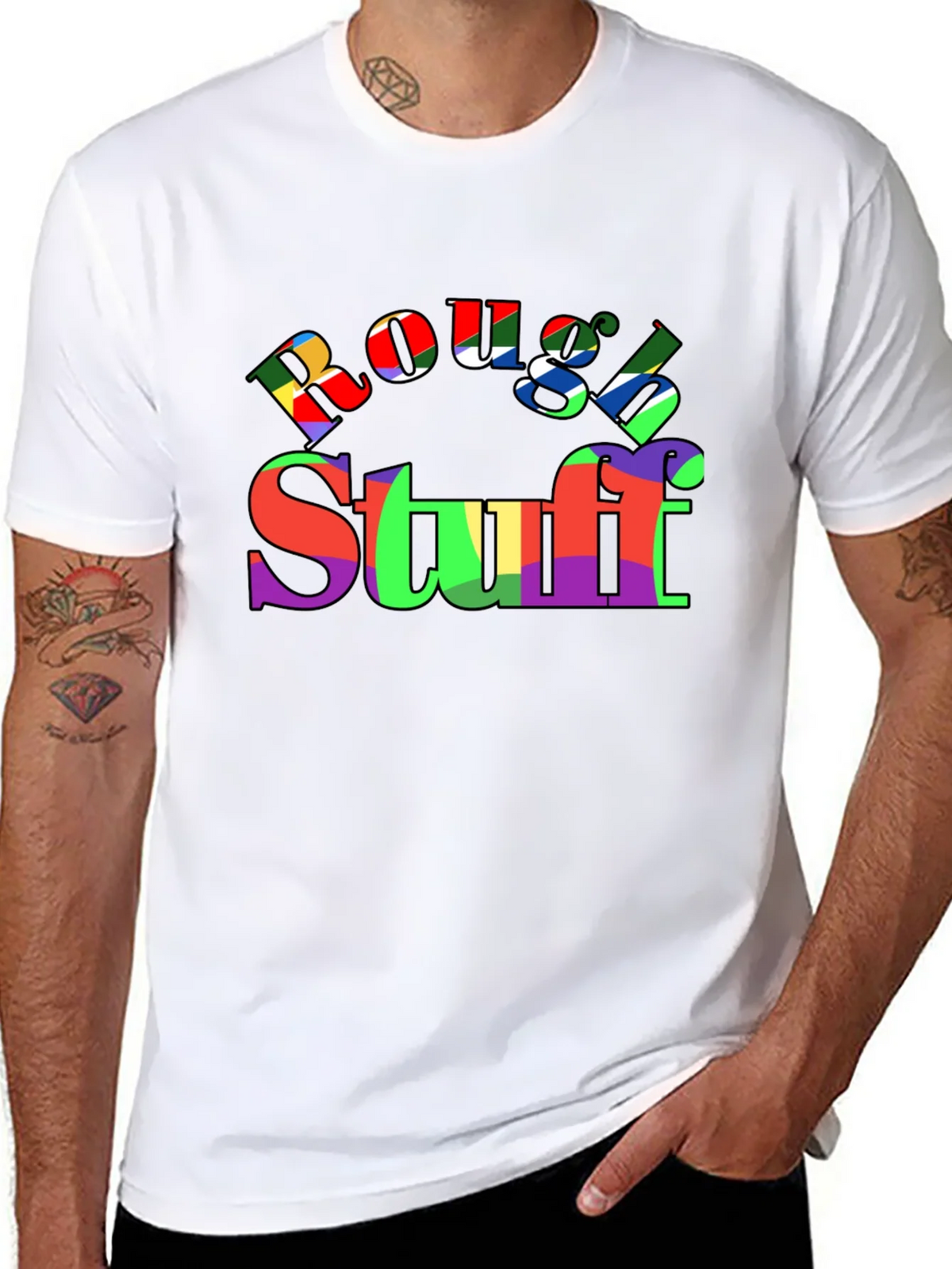Rough & Stuff Colorful Graphic T-Shirt product image 10