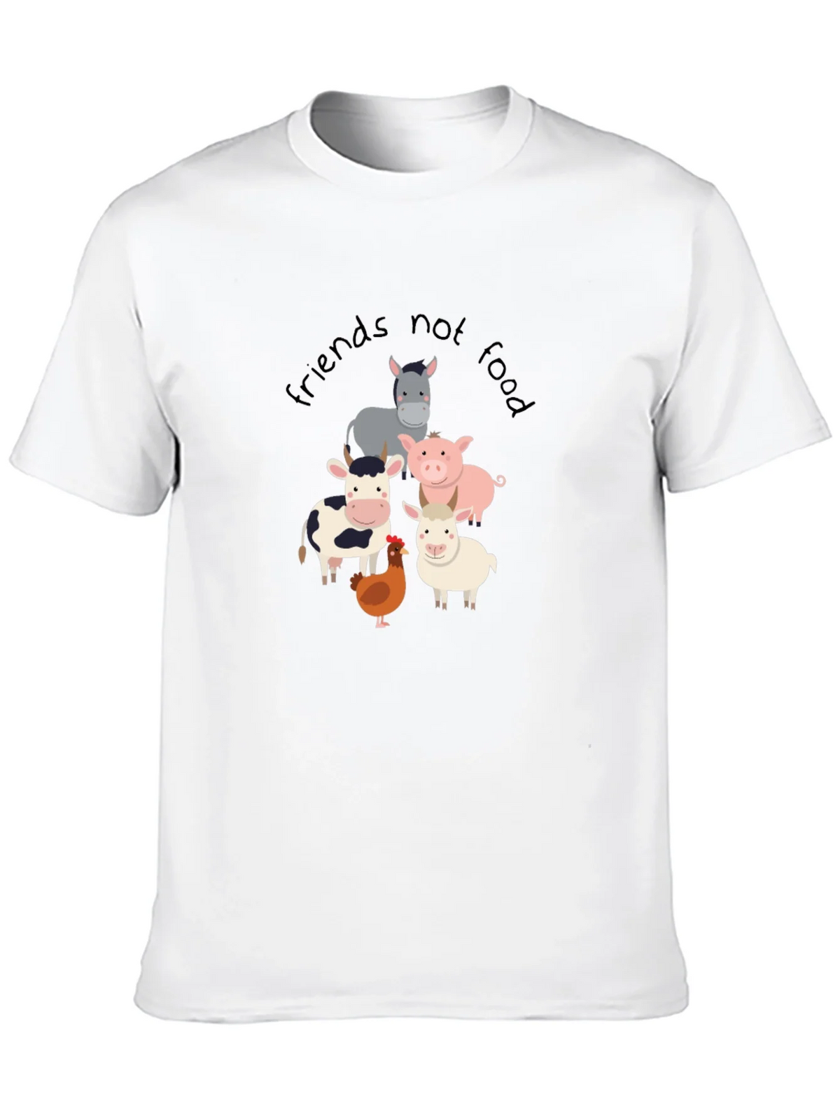 Friends Not Food T-Shirt - Vegan Animal Lover Tee product image 12