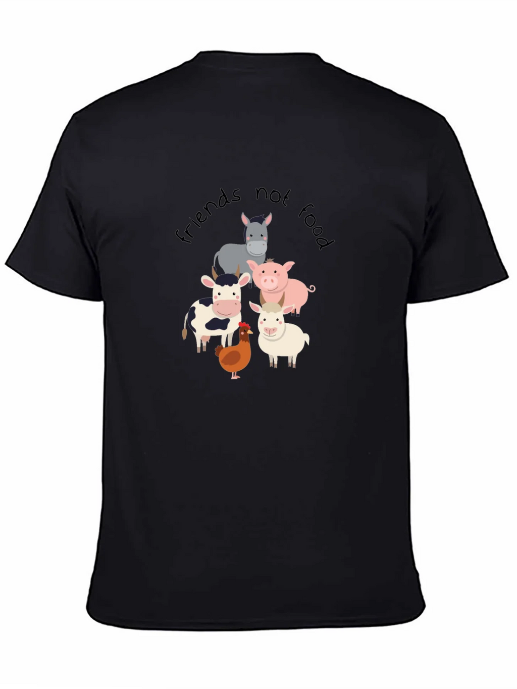 Friends Not Food T-Shirt - Vegan Animal Lover Tee product image 7
