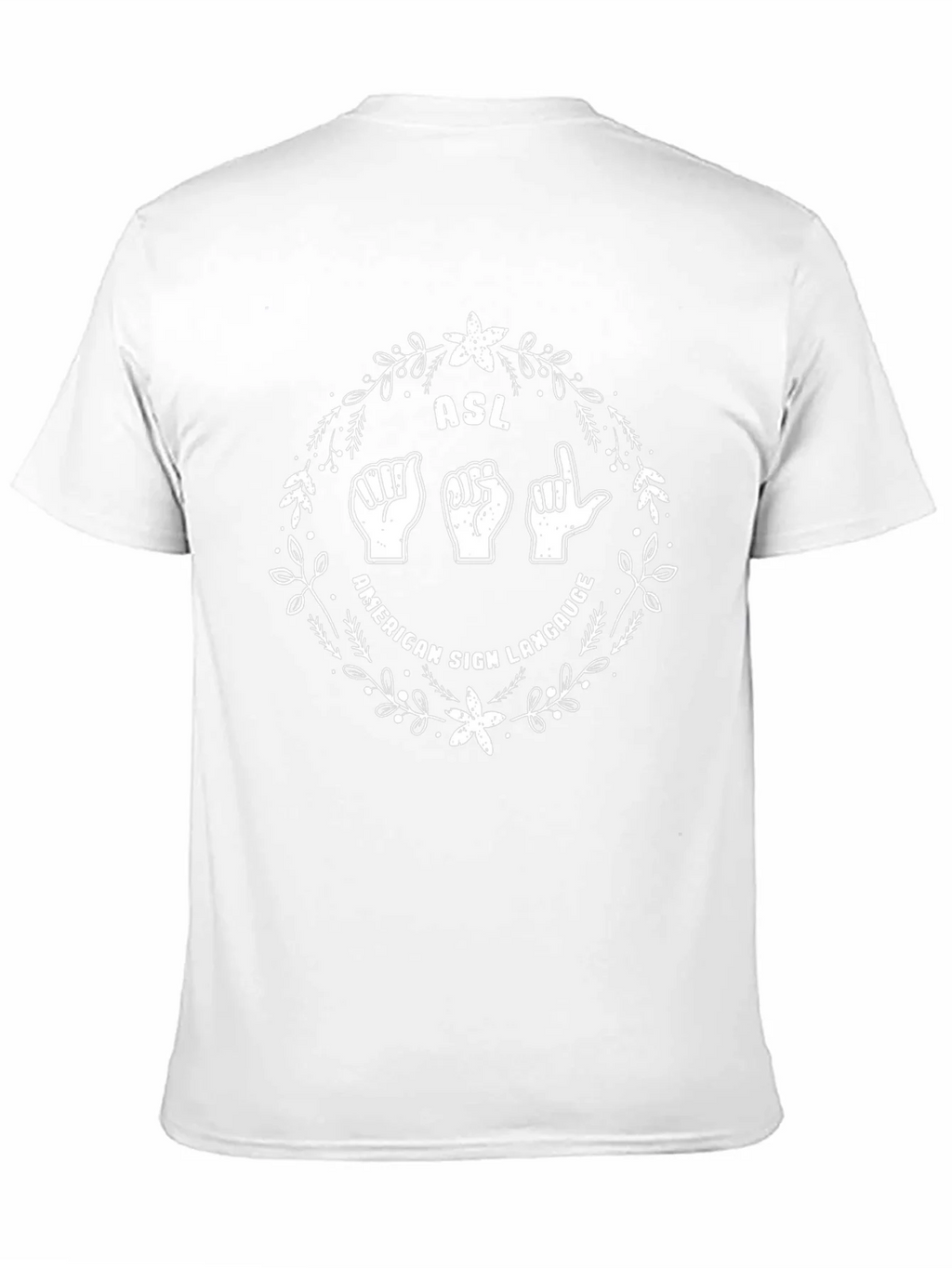 ASL American Sign Language Graphic Tee product image 10