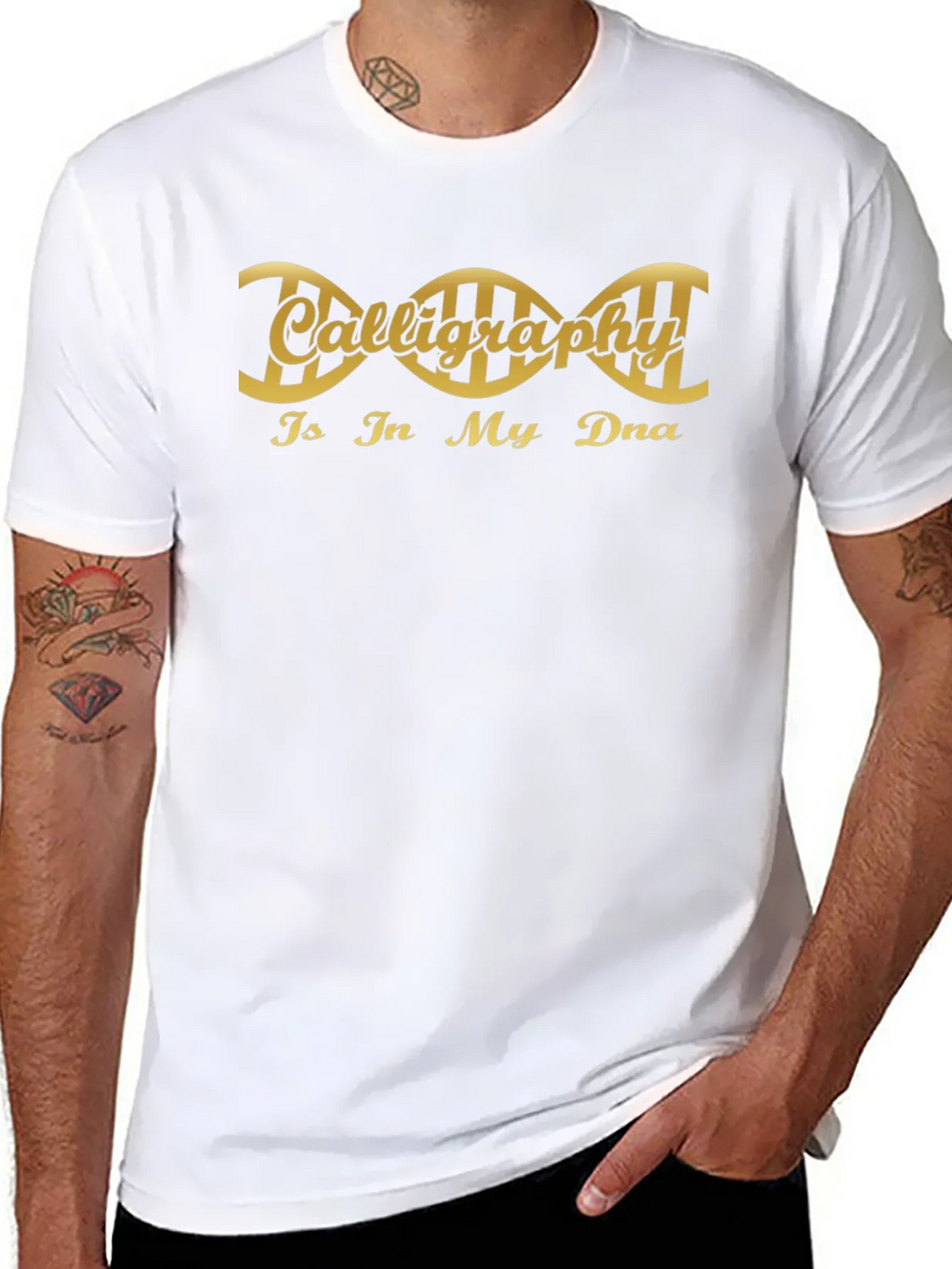 Calligraphy DNA Graphic Tee product image 7
