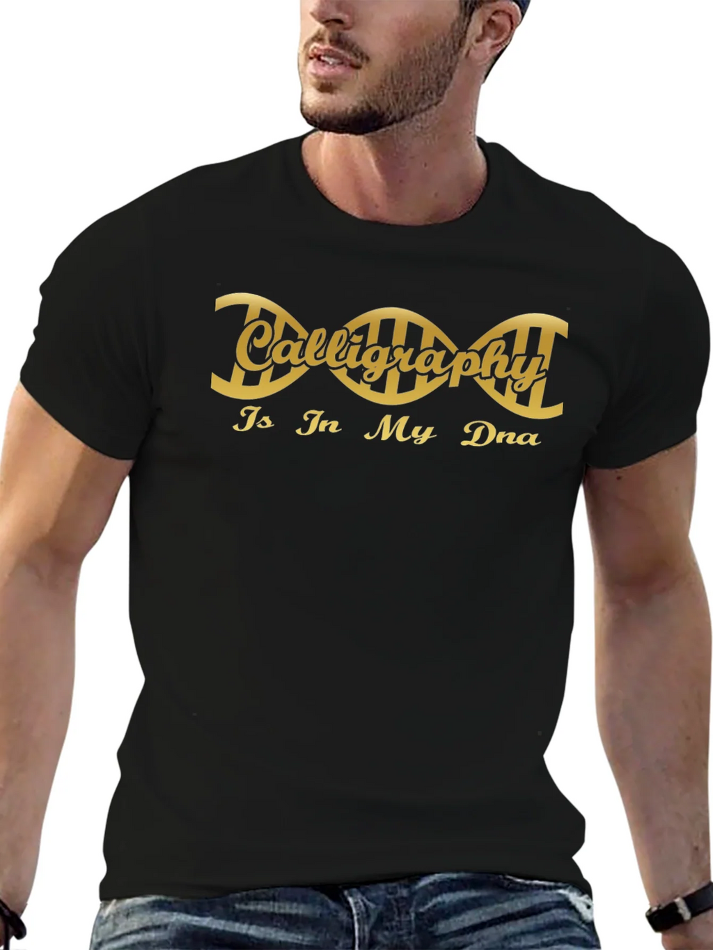 Calligraphy DNA Graphic Tee product image 6