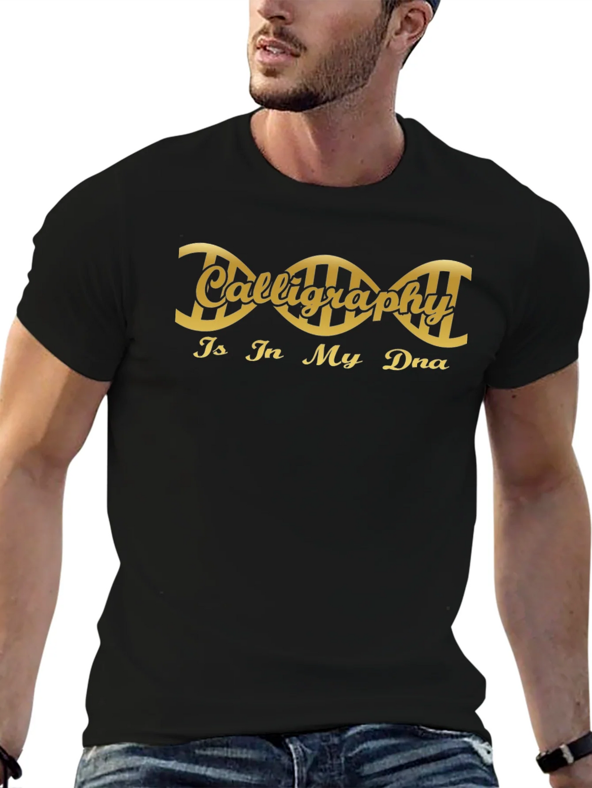 Calligraphy DNA Graphic Tee product image 6