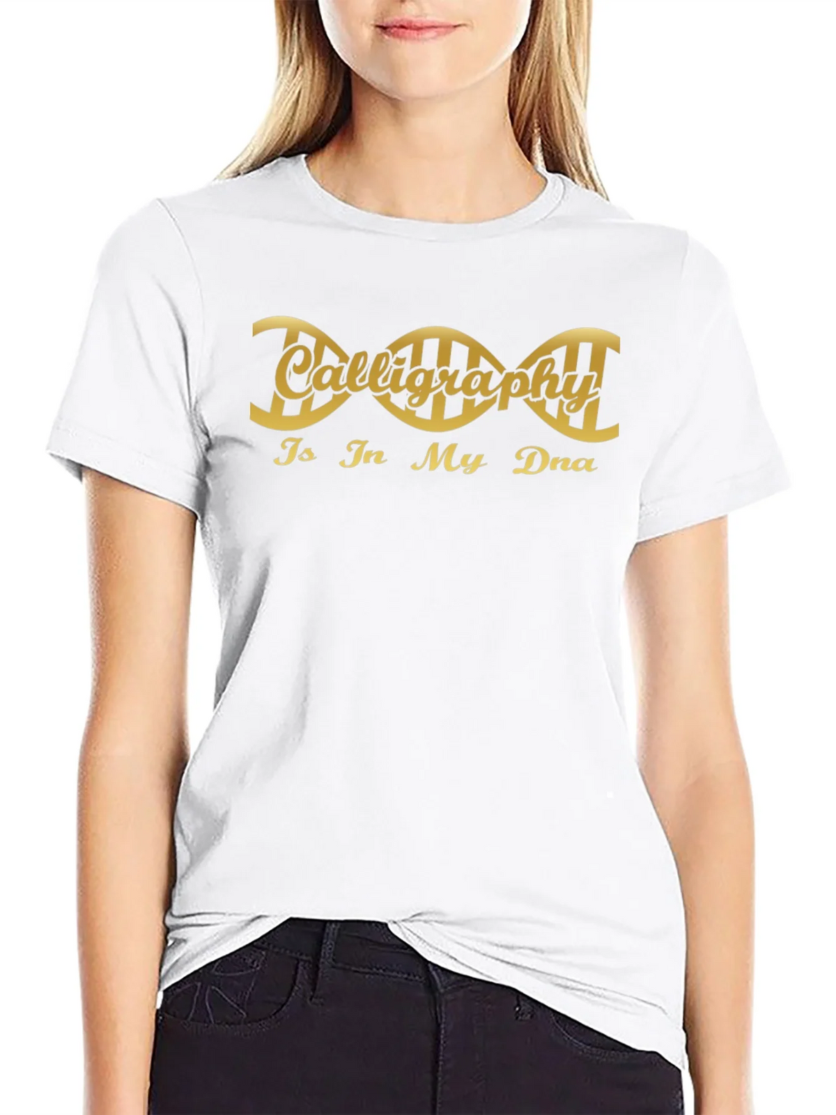 Calligraphy DNA Graphic Tee product image 8