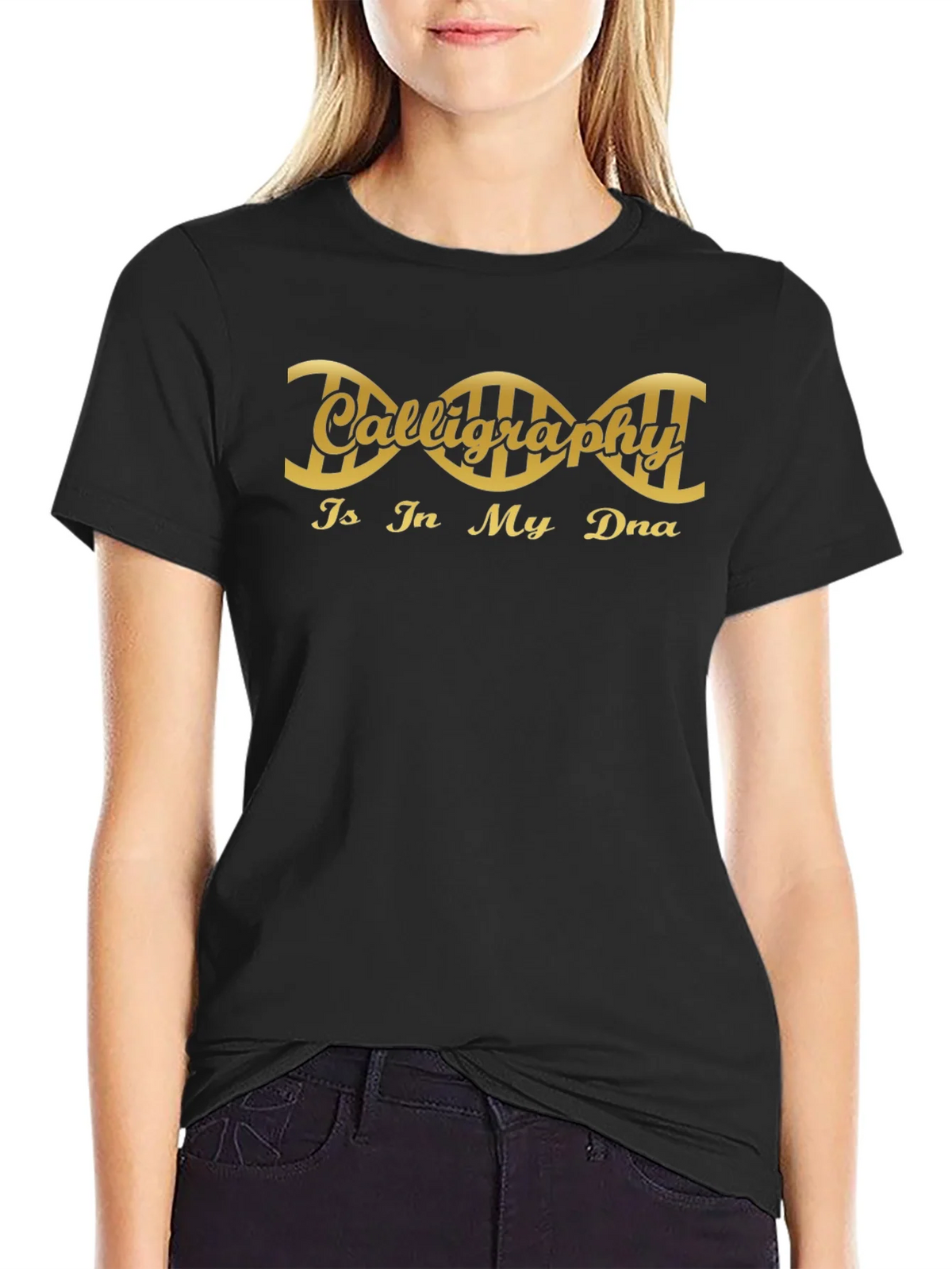 Calligraphy DNA Graphic Tee product image 2
