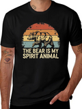 Bear Spirit Animal Graphic Tee - Retro Style product image 1