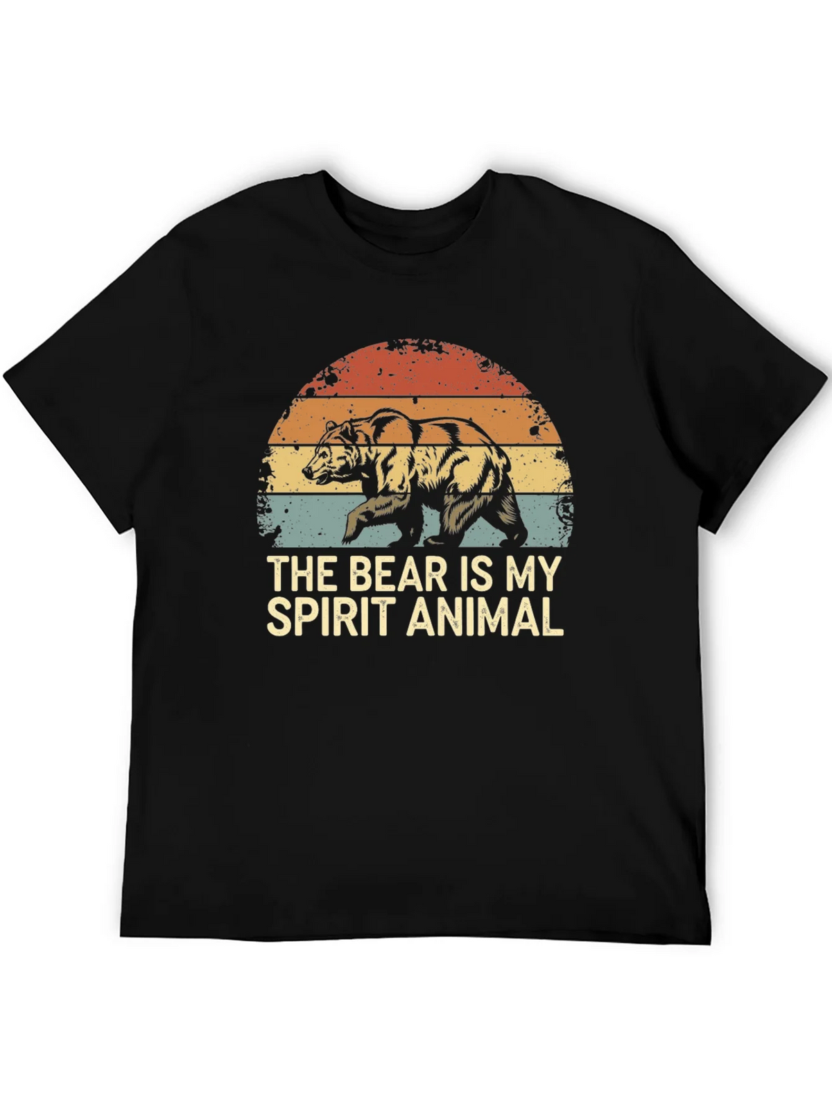 Bear Spirit Animal Graphic Tee - Retro Style product image 5