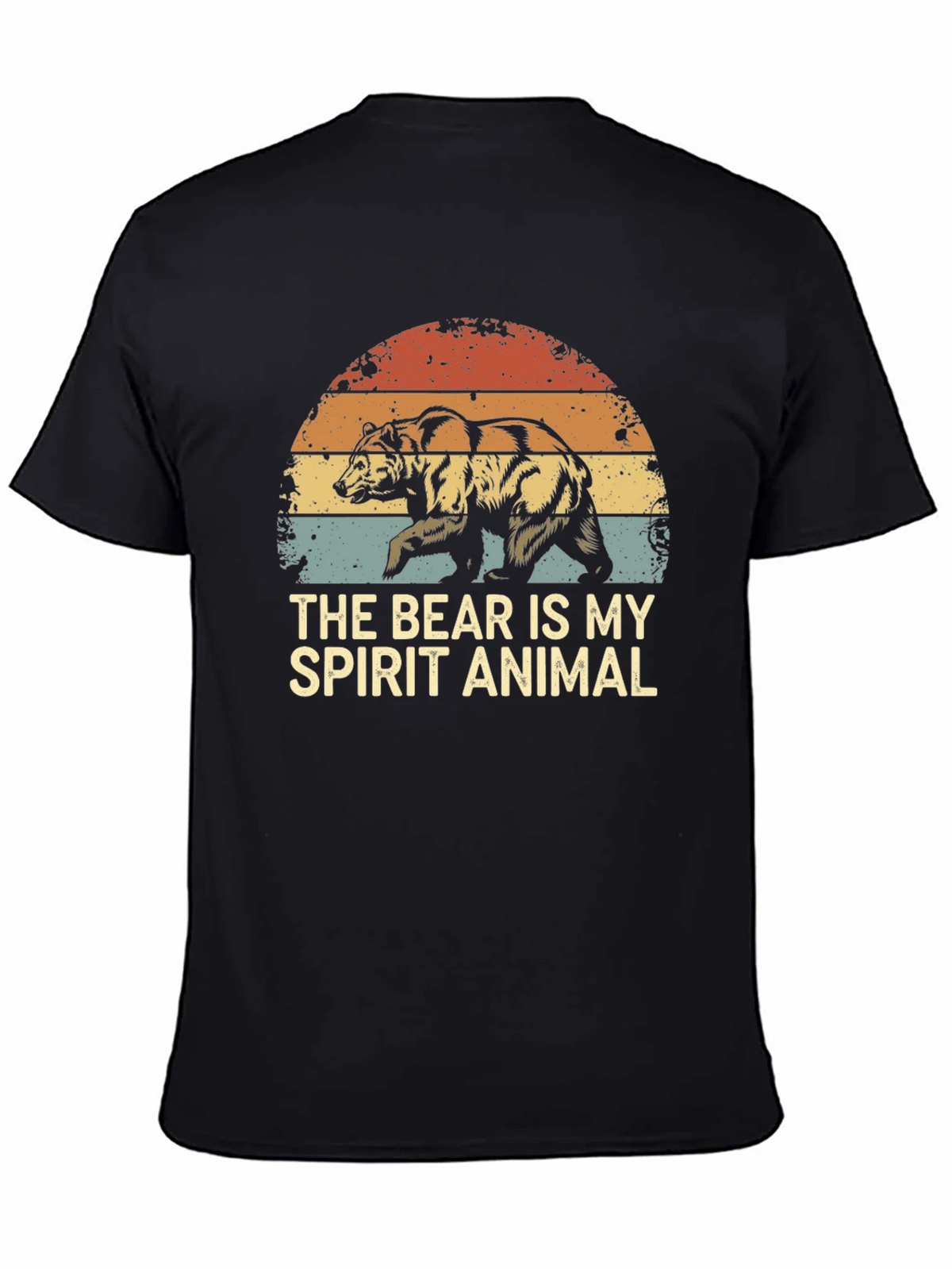 Bear Spirit Animal Graphic Tee - Retro Style product image 4