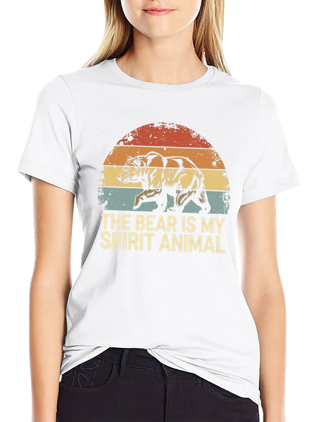 Bear Spirit Animal Graphic Tee - Retro Style product image 8
