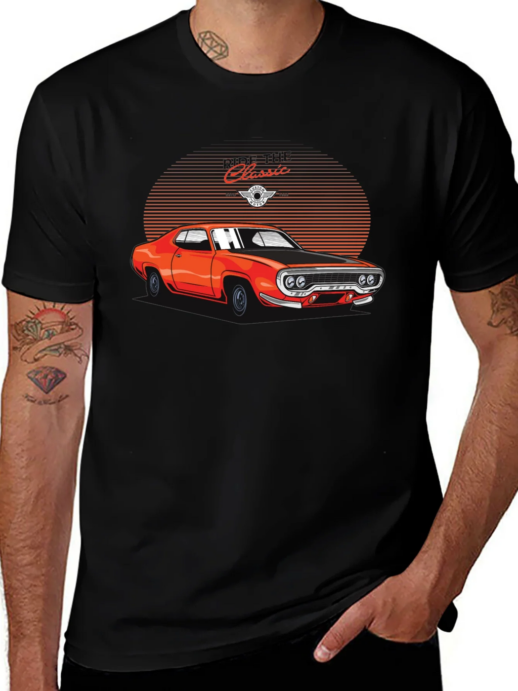Classic Car Graphic Tee - Retro Automotive Shirt product image 1
