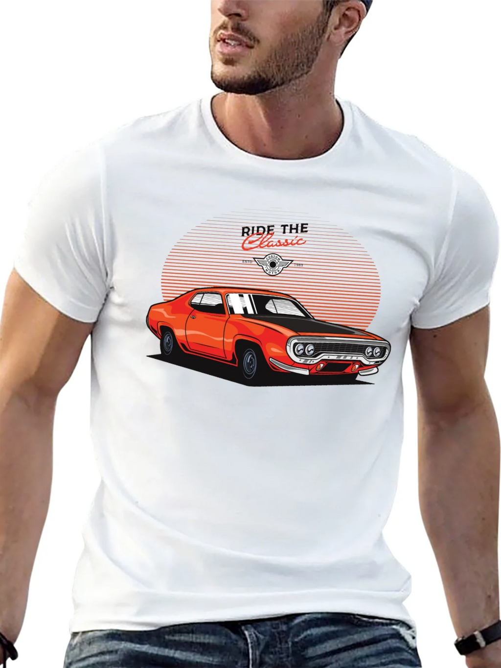Classic Car Graphic Tee - Retro Automotive Shirt product image 12