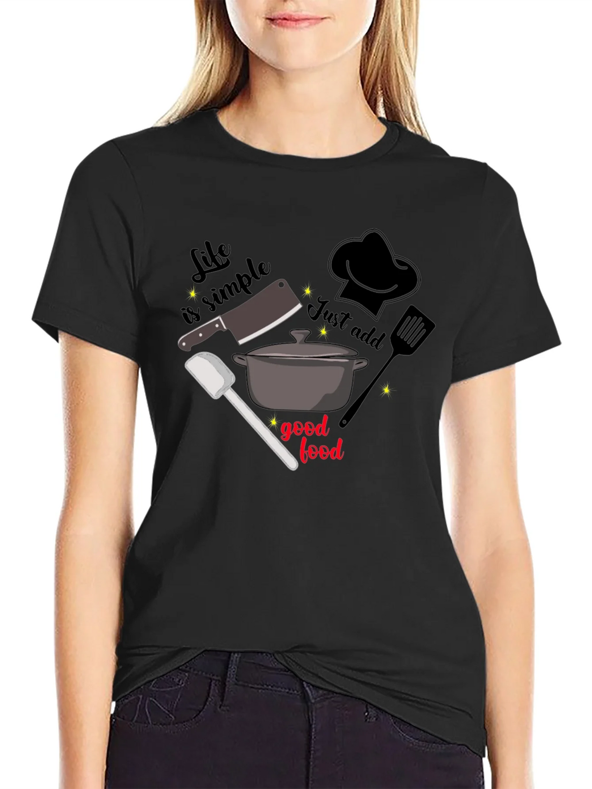 Life is Simple Foodie T-Shirt product image 5