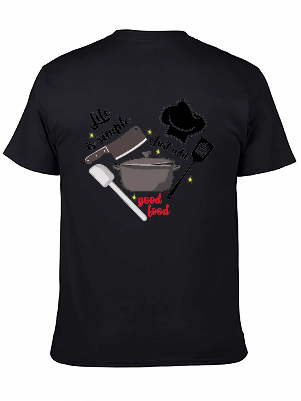 Life is Simple Foodie T-Shirt product image 7