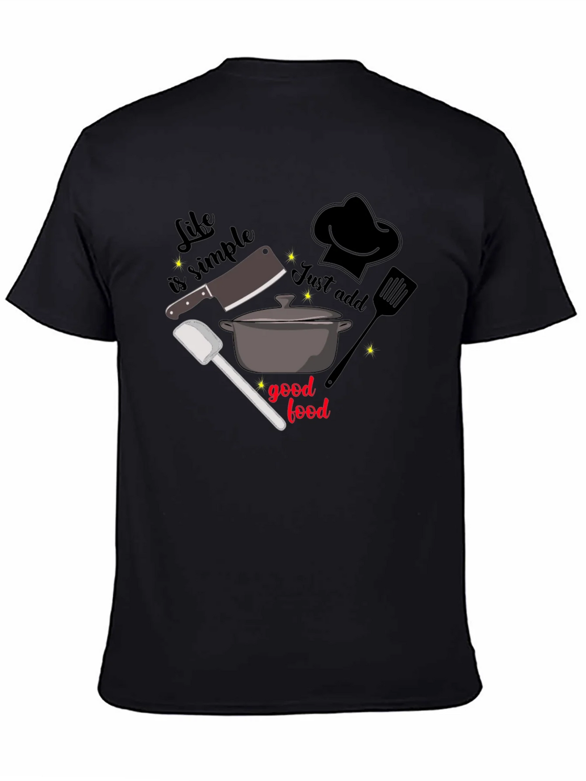 Life is Simple Foodie T-Shirt product image 7