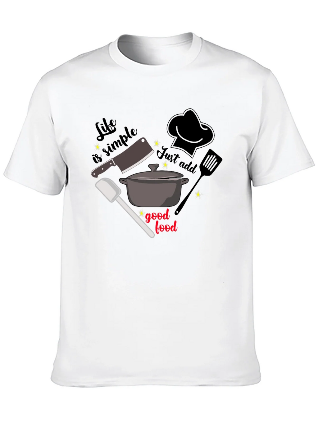 Life is Simple Foodie T-Shirt product image 12