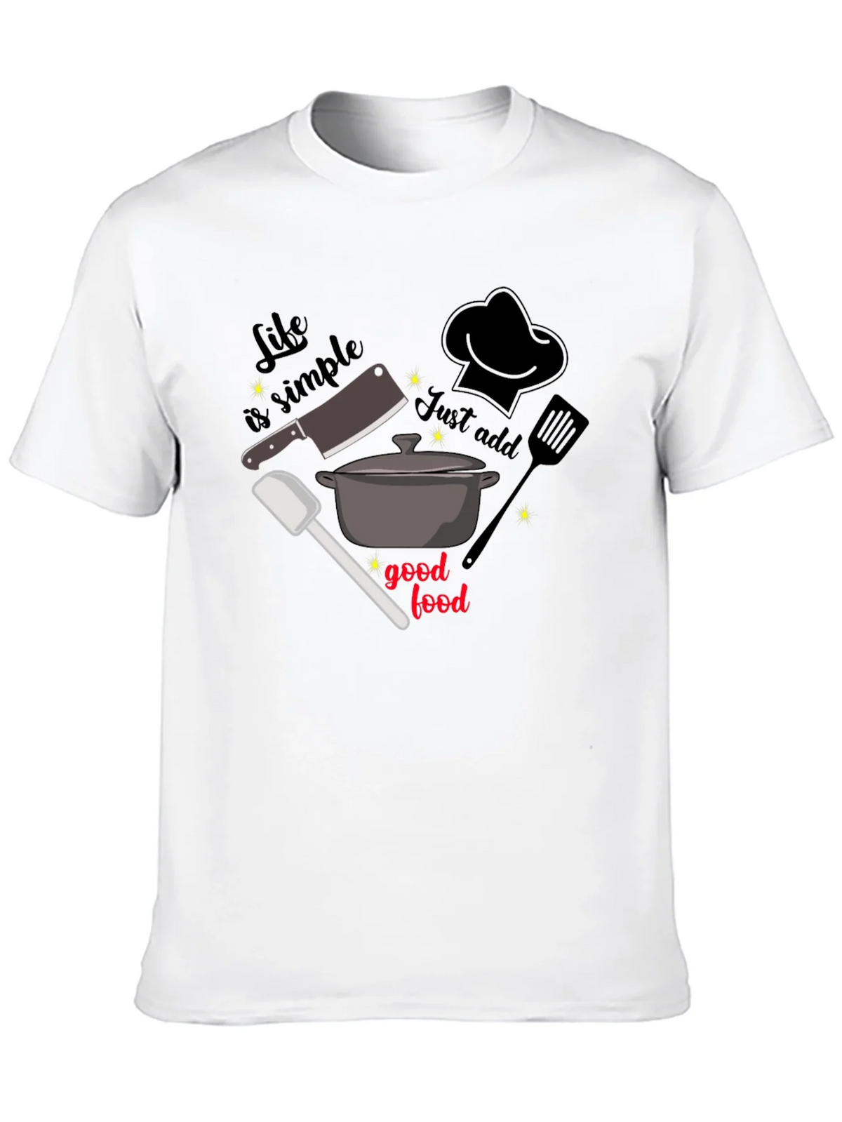 Life is Simple Foodie T-Shirt product image 12